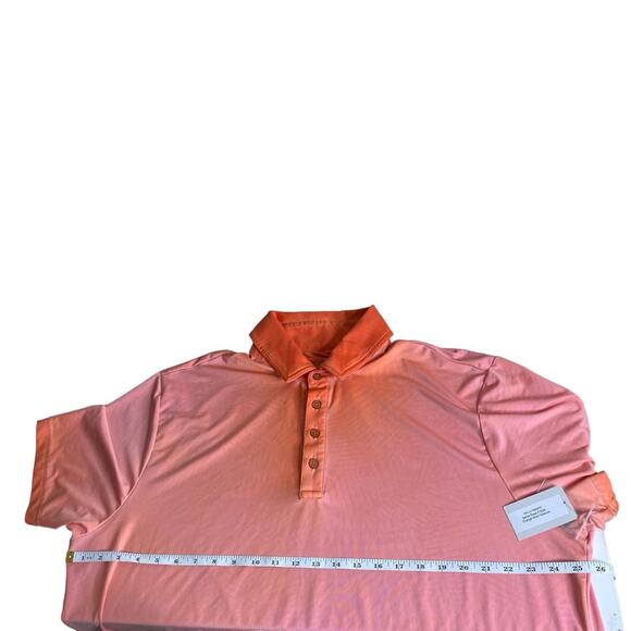 Collo Apparel Santa Rosa Orange Short Sleeve Men’s Golf Polo Size 2X UPF 50 New - Picture 6 of 11